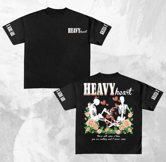 Kilexa X Kiri Ari “Heavy Heart” Collab Short Sleeve T-shirt