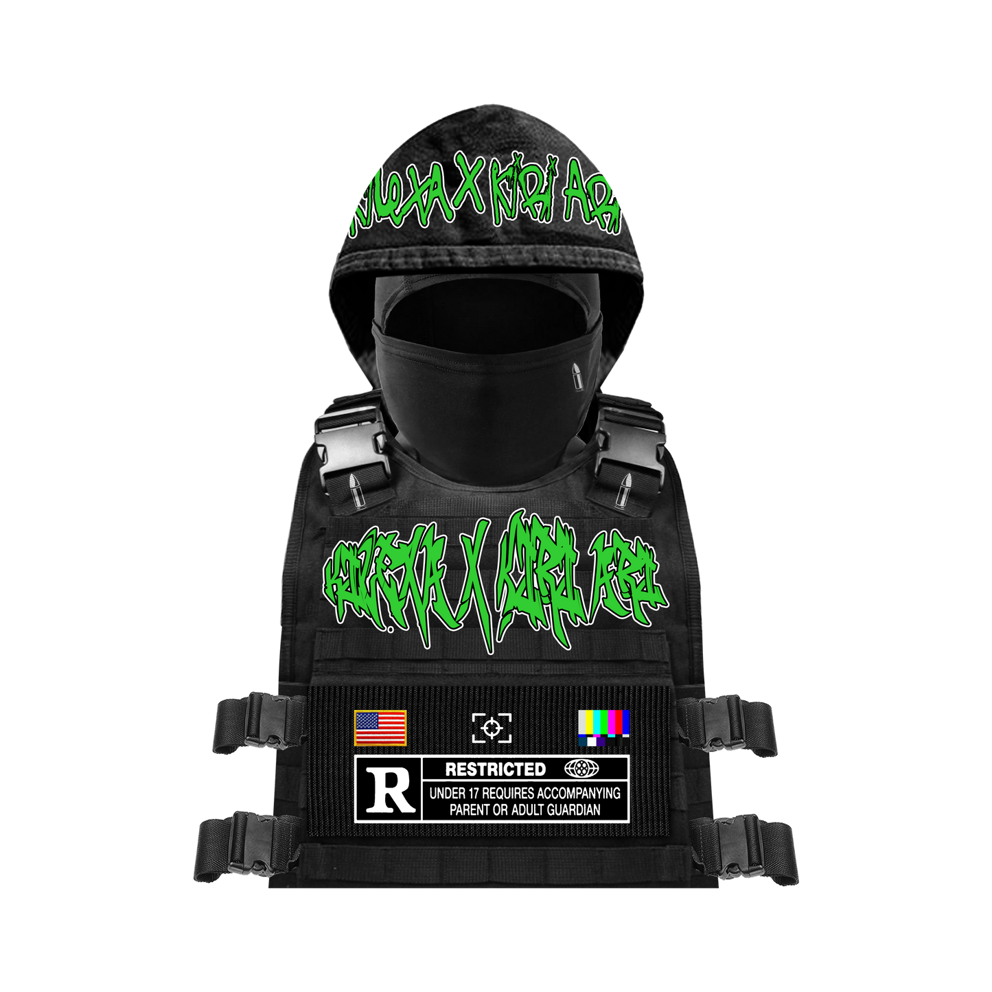“GOD Protect Me From My Friends” Hoodie Vest