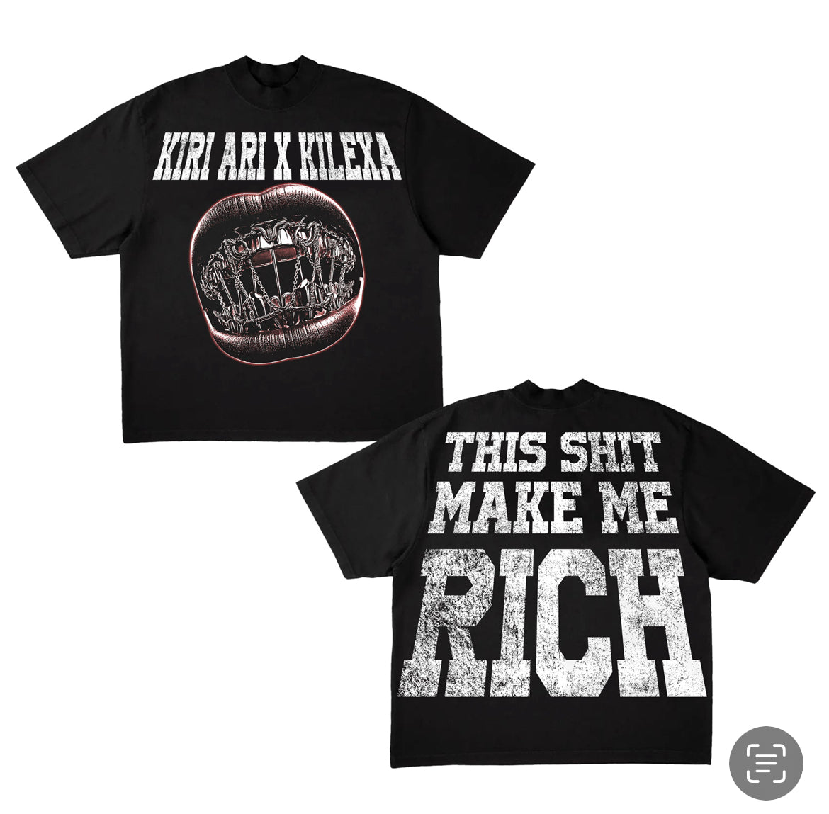 Kiri Ari x Kilexa™ “This Sh*t Make Me Rich” Power Statement Tee